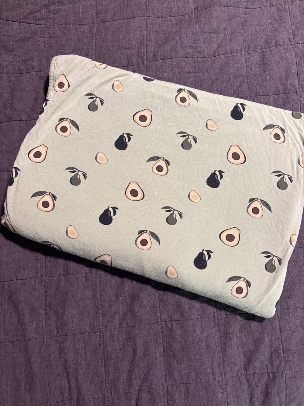 Kyte BABY Avocado toddler blanket